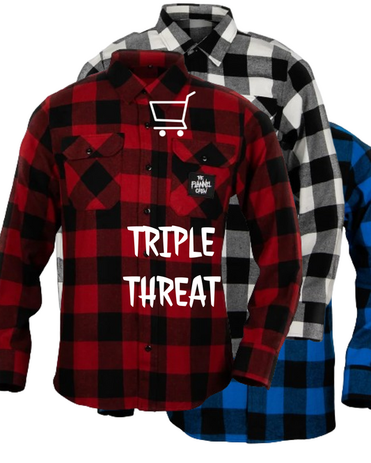 Triple Threat - Three Flannels - 30% Off!